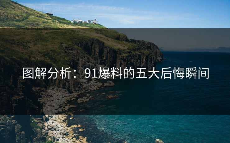 图解分析：91爆料的五大后悔瞬间